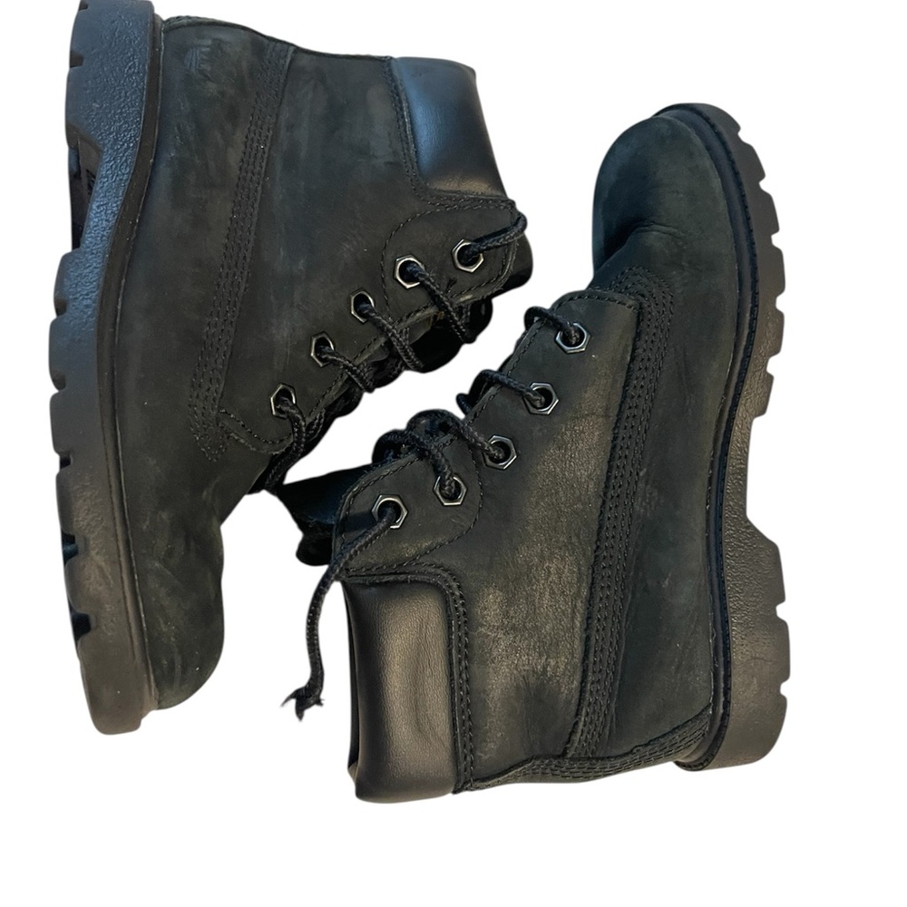 Timberland Kids Black Boots